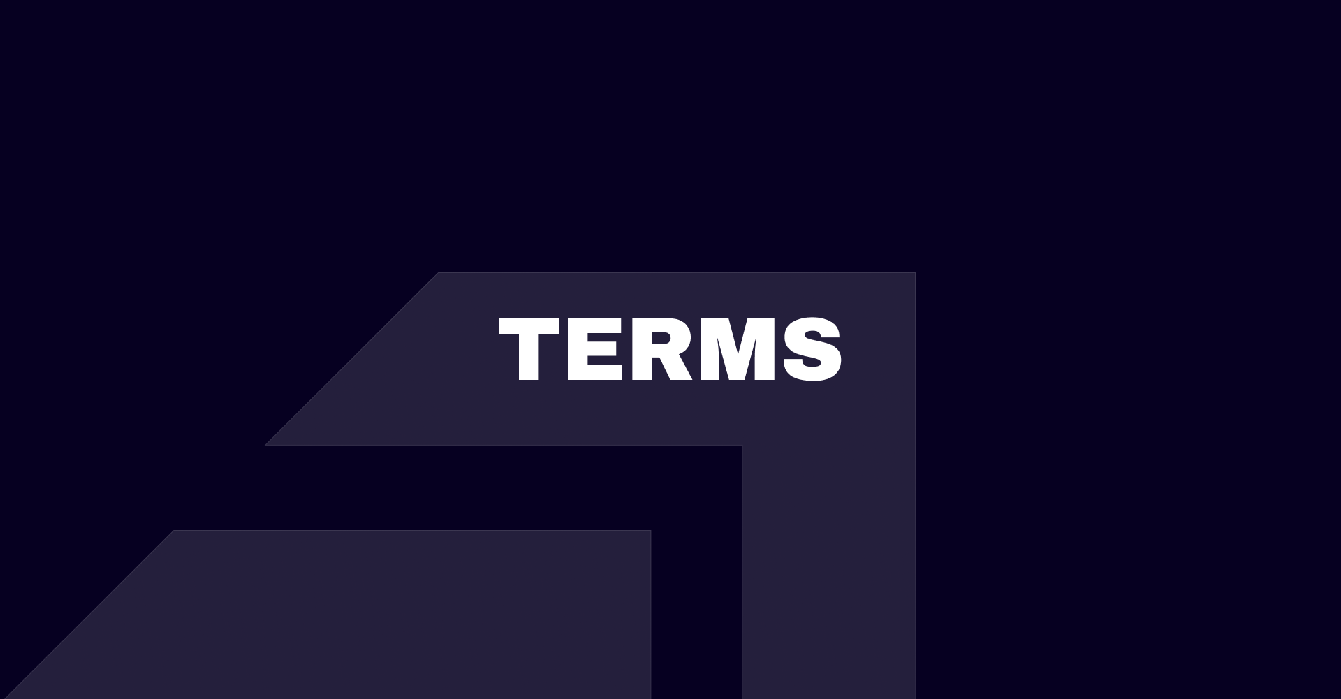 Terms and Conditions